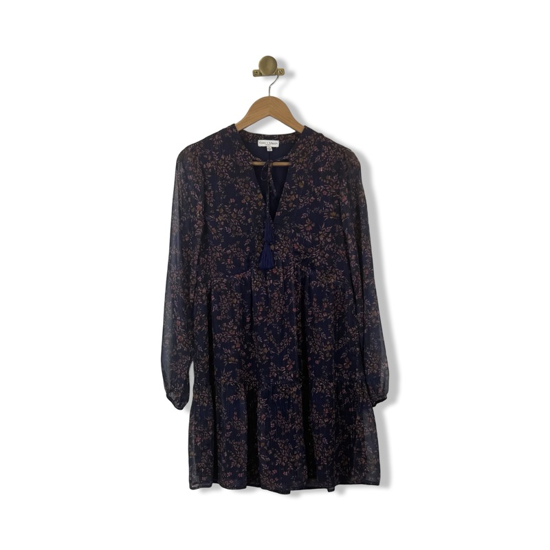 Koko + Mason Printed Long Sleeve Dress