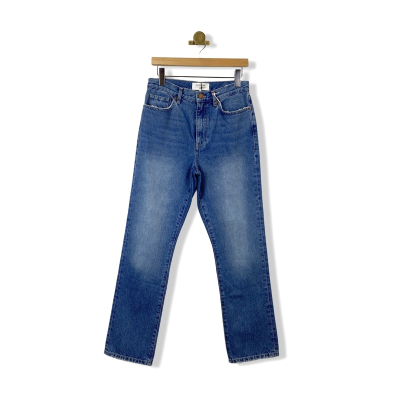 La Ligne Light Wash The Molly Straight Leg Jeans