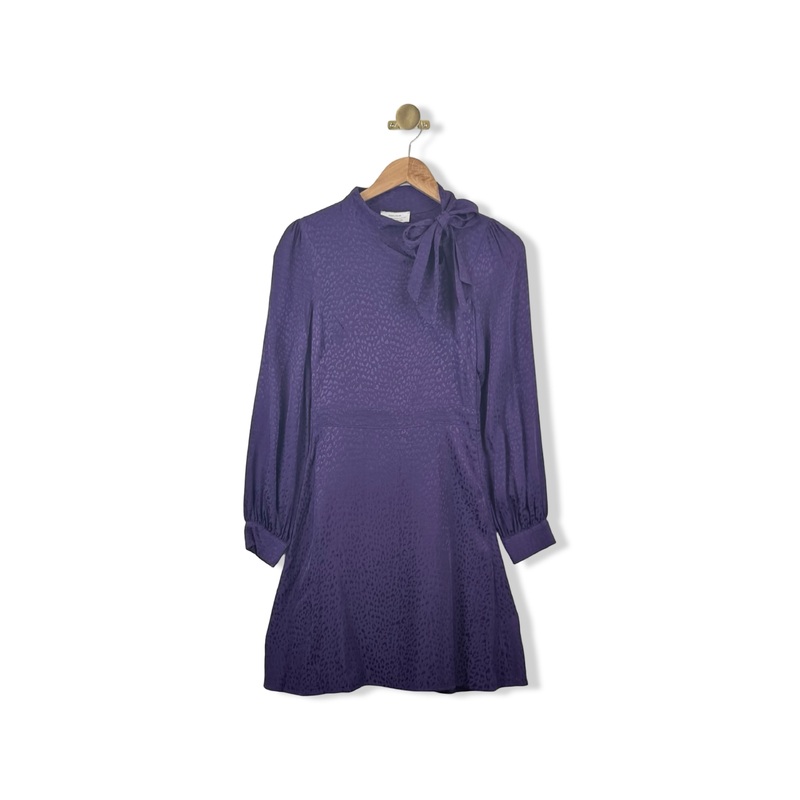 & Other Stories Leopard Print Self Tie Dress