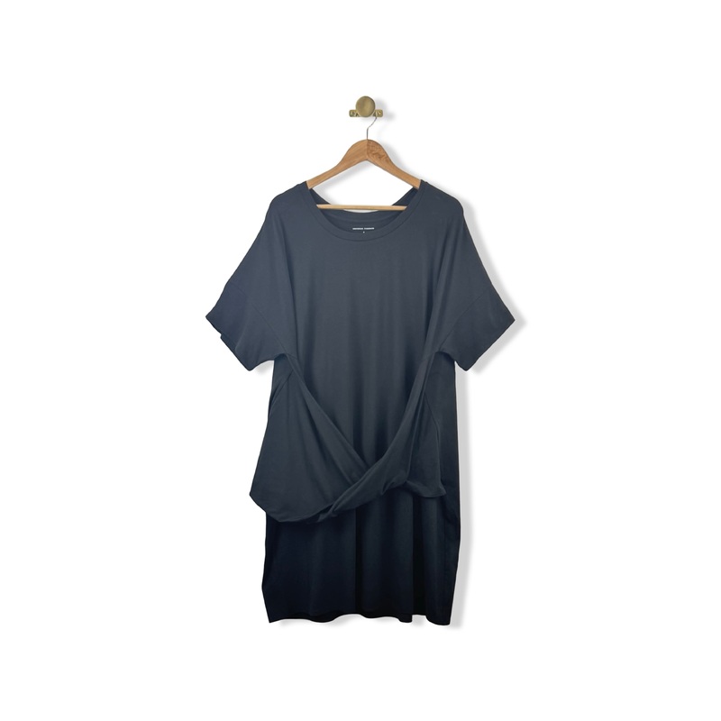 Universal Standard Draped T Shirt Dress