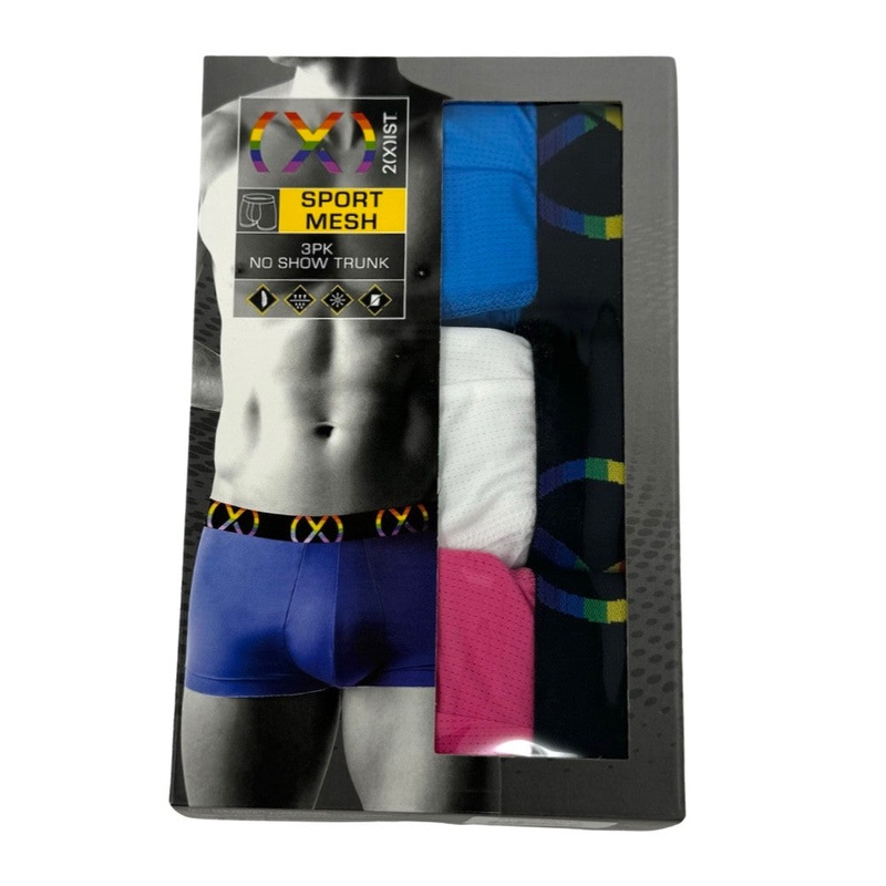 2(X)IST Sport Mesh Pride No Show Trunks