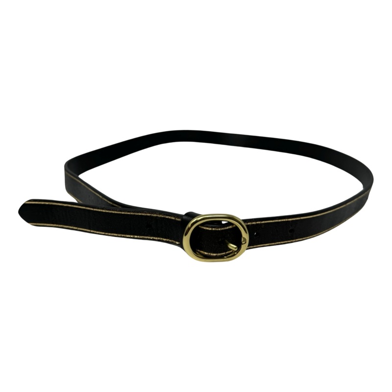 Circa Skinny Gold Trim Belt