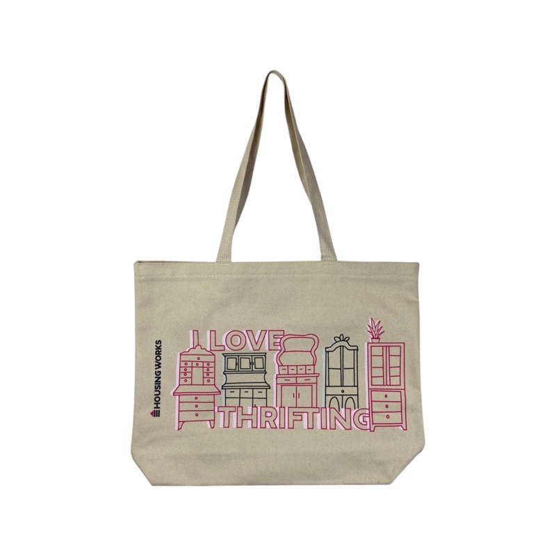 Housing Works I Love Thrifting Tote Bag