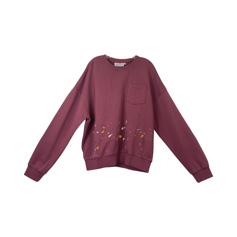 Profound Chest Pocket Painters Crewneck Sweatshirt