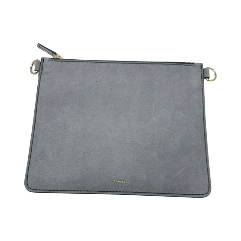 Theory Suede Transformer Pouch