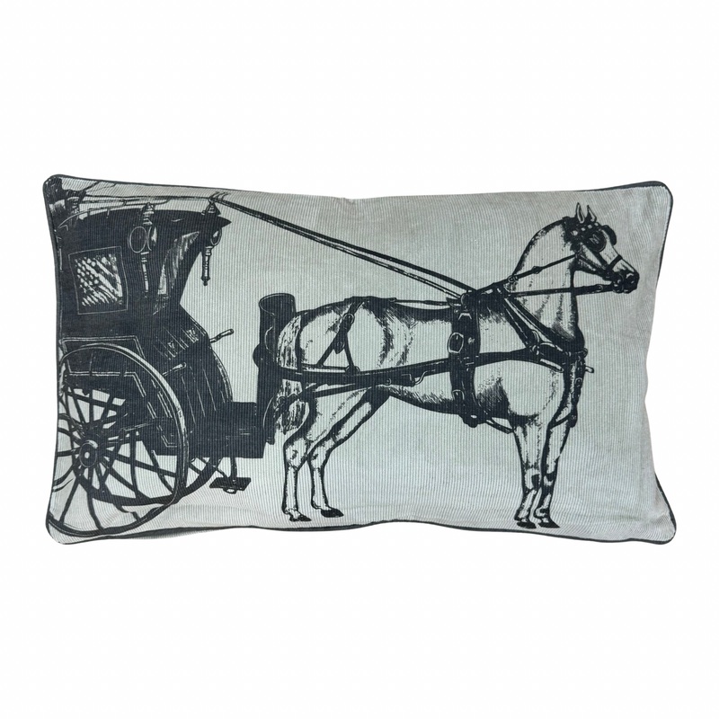 Thomas Paul Horse and Carriage Print Pillowcase