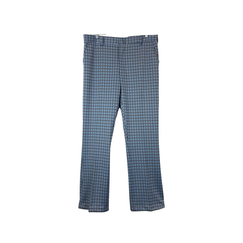 Vintage Plaid Straight Leg Pant