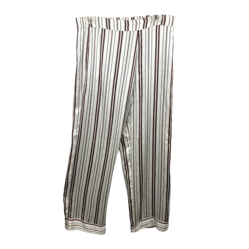 Asceno Striped Silk Pants