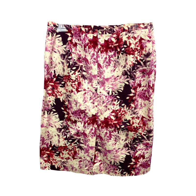 BCBG Floral Midi Skirt