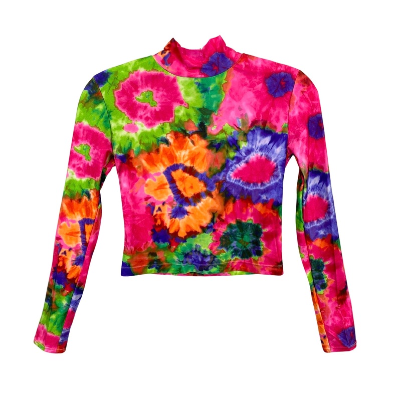 Cropped Tie-Dye Top