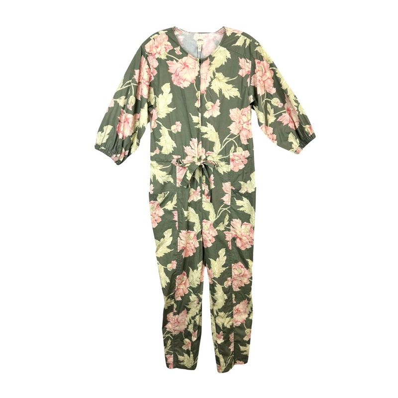 LaVie Rebecca Taylor Floral Cotton Poplin Jumpsuit
