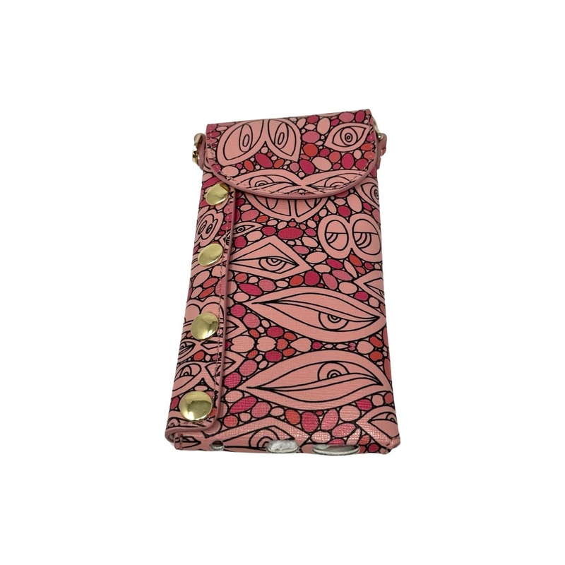 Pop Bag Leather Phone Crossbody Bag
