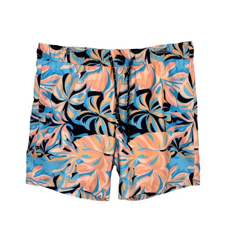 Surfside Supply Pastel Leaf Print Short