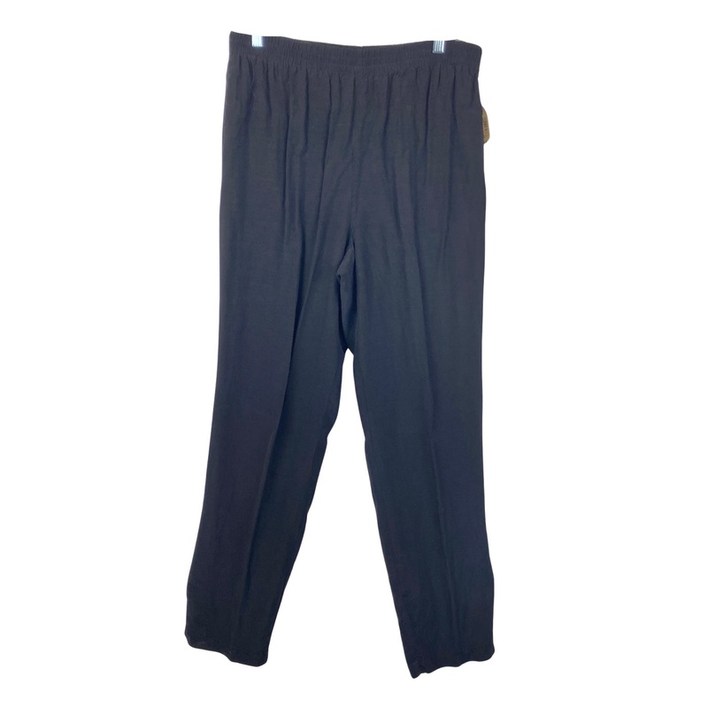 Vintage Carole Little Straight Leg Pull On Pant