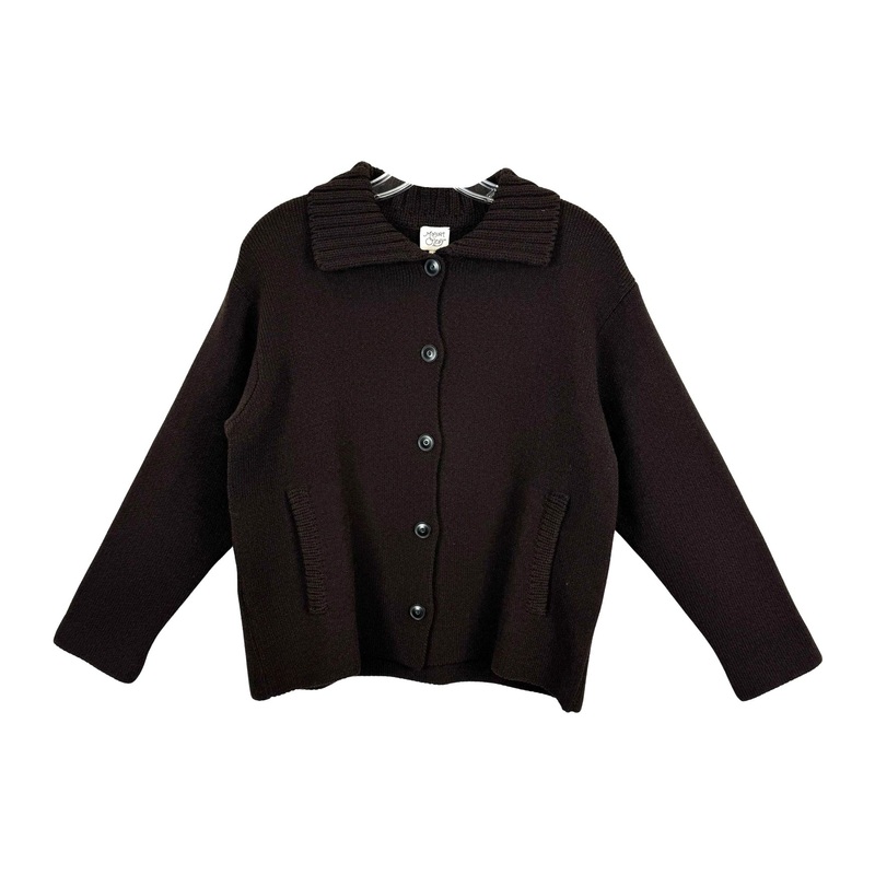 Margaret O’Leary Wool Blend Button Down Cardigan