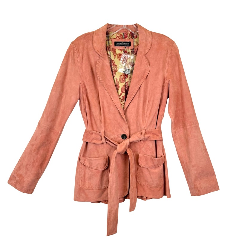 Peruvian Connection Tie Belt Blazer