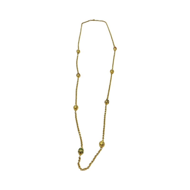 Joan Rivers Faberge Egg Charm Necklace
