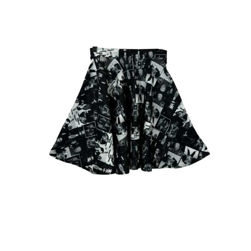 Mr. Mickey Photo Print Skater Skirt