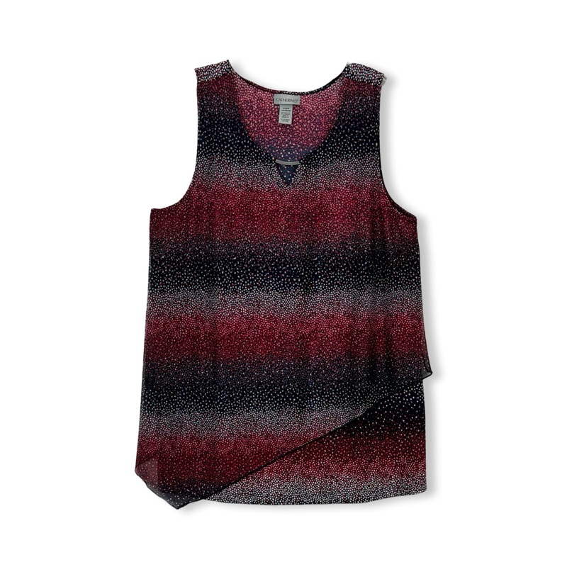 Catherine’s Patterned Overlay Top