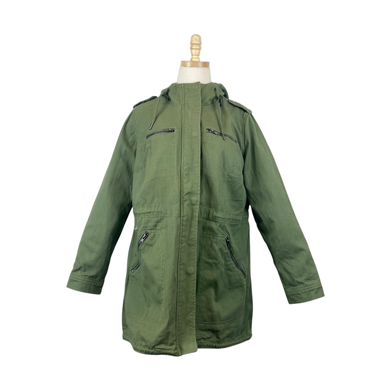 Ellos Denim Hooded Anorak