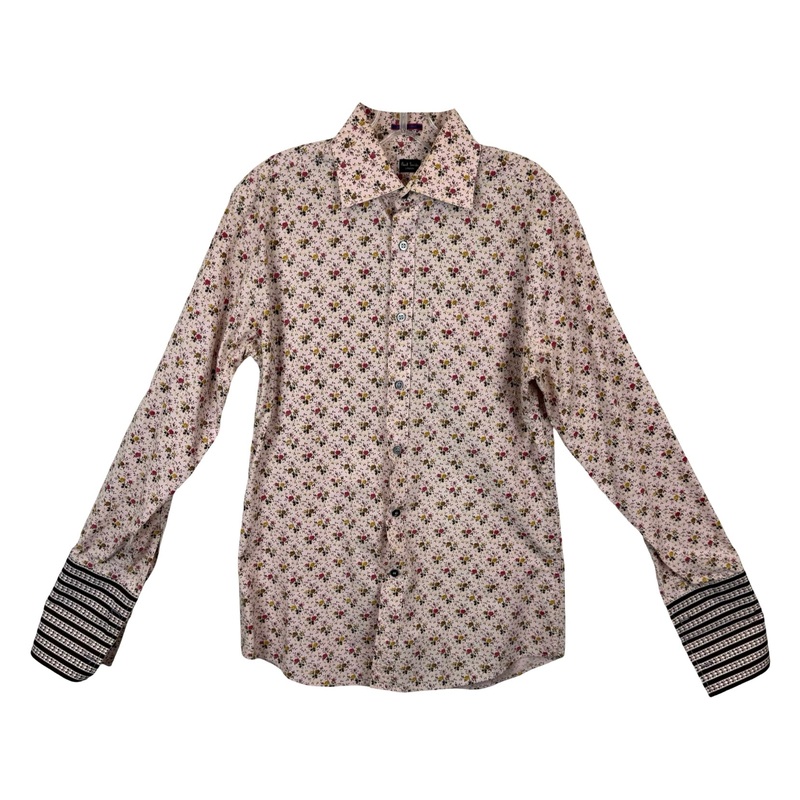 Paul Smith Floral Long Sleeve Button Down Shirt