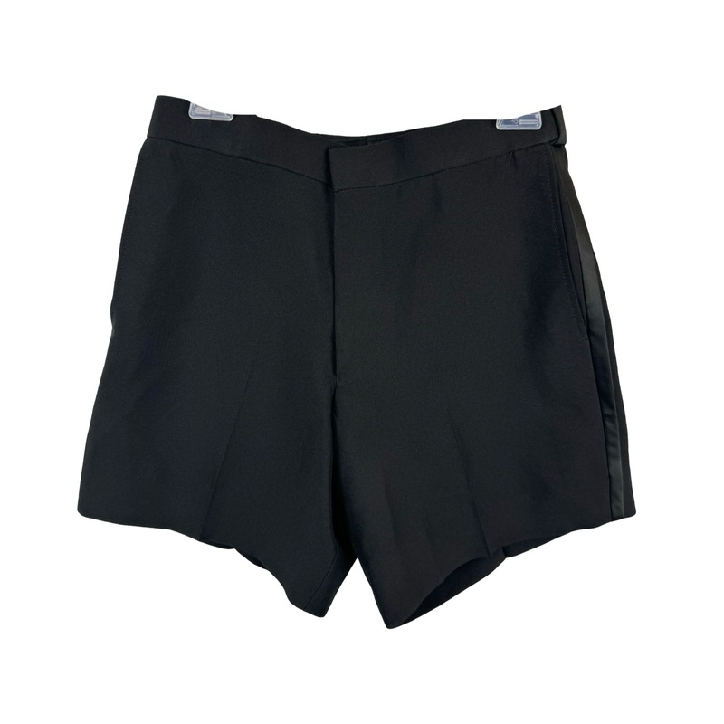 Pleated Black Short