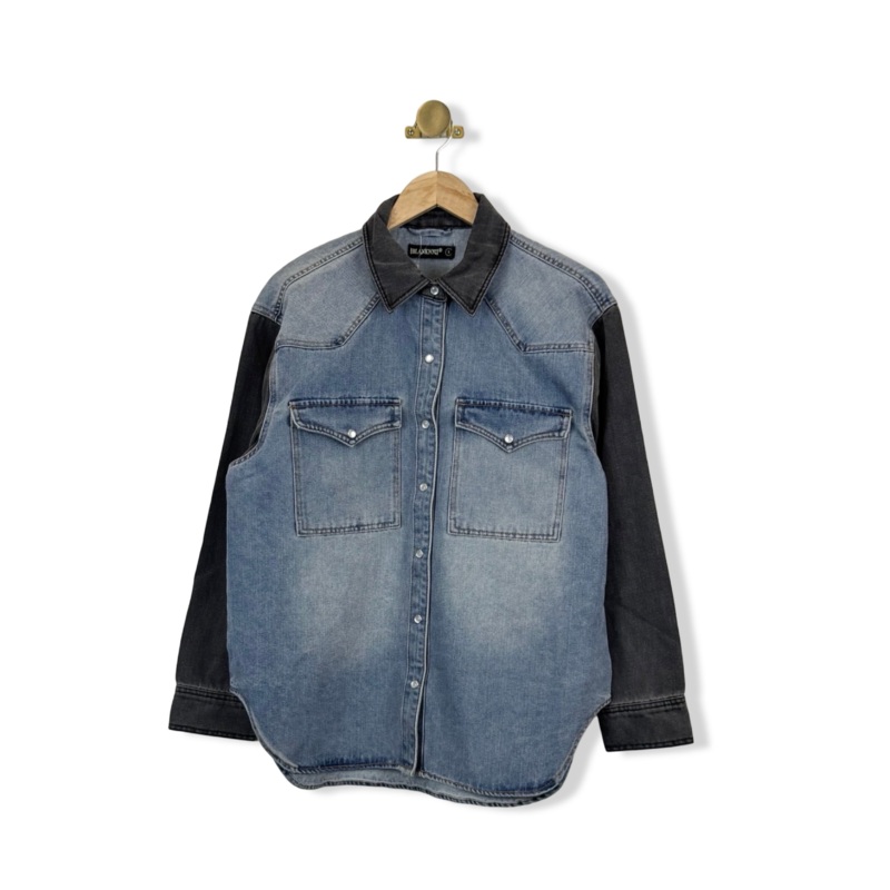 BLANKNYC Colorblock Denim Jacket