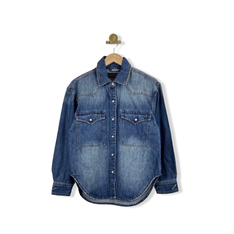 BLANKNYC Denim Long Sleeve Button Down