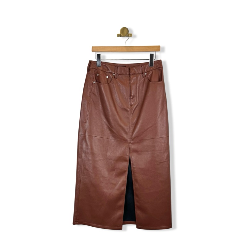 BLANKNYC Faux Leather Maxi Skirt