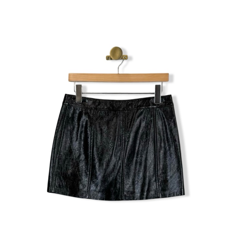 BLANKNYC Patent Leather Mini Skirt