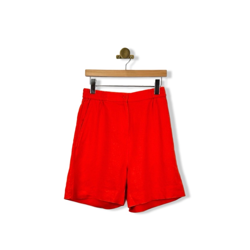 COS Elasticated Linen Shorts