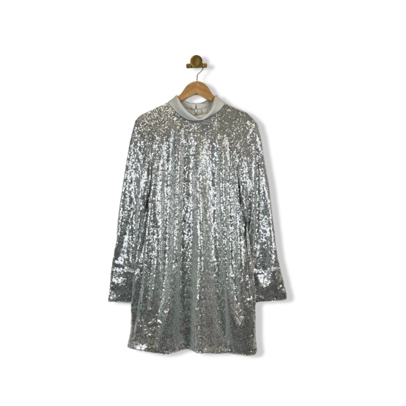 COS Recycled Sequinned Mini Dress