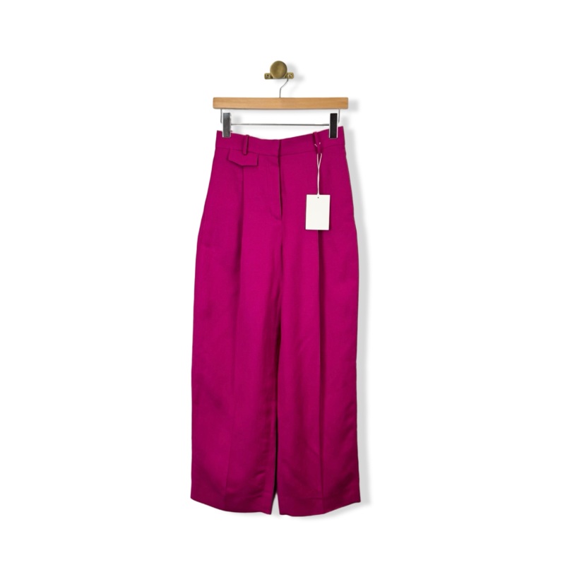 COS Relaxed Linen-Blend Wide-Leg Trousers