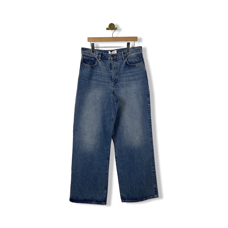 La Ligne Wide Leg Light Wash Jeans