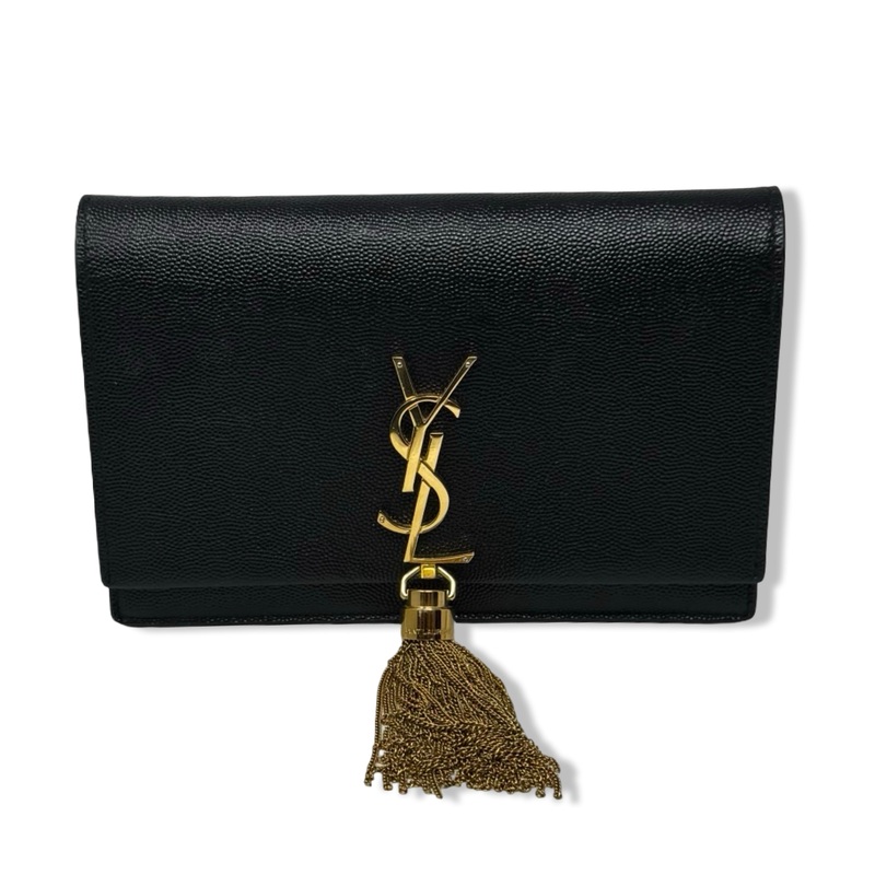 Saint Laurent Kate Tassel Chain Wallet
