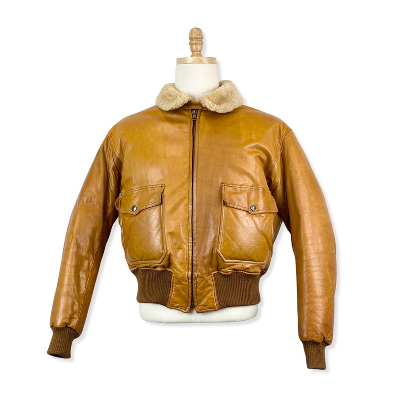 Vintage Lothar Leather Bomber