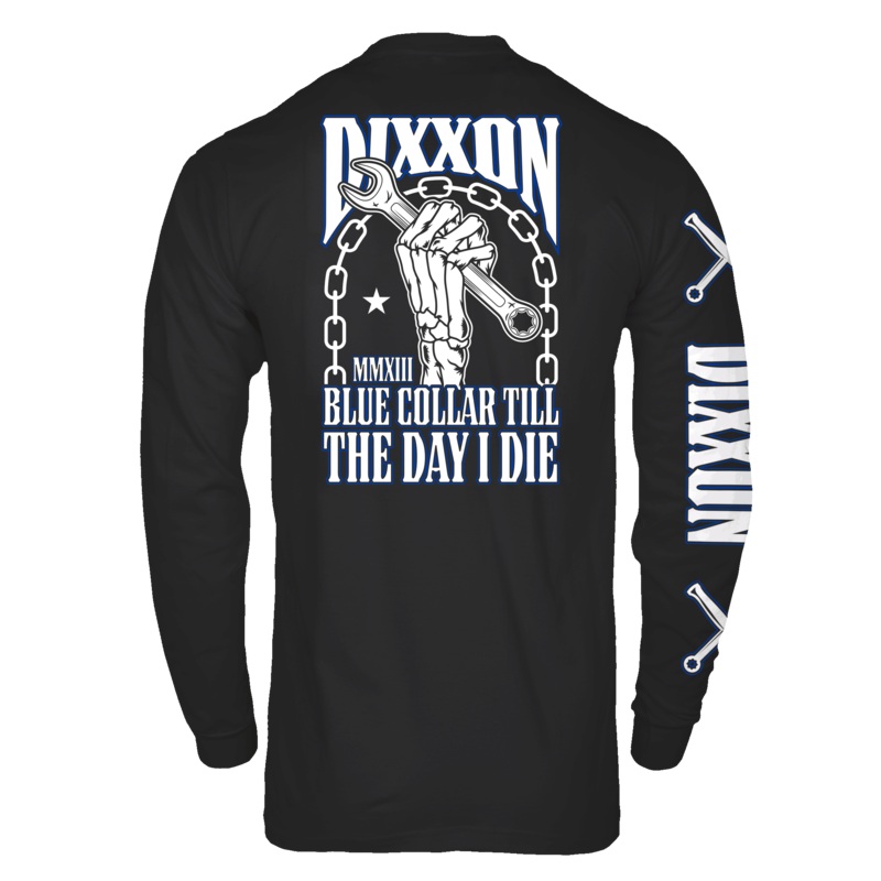 Blue Collar Long Sleeve T-Shirt – Black