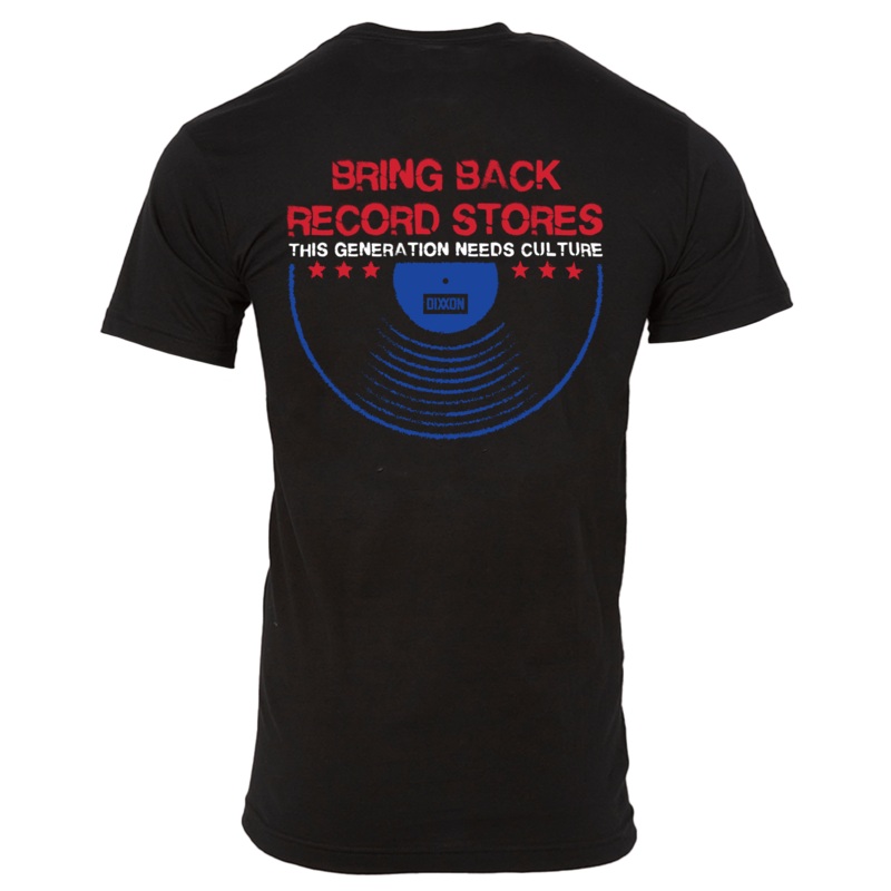 Bring Back Record Stores T-Shirt – Black