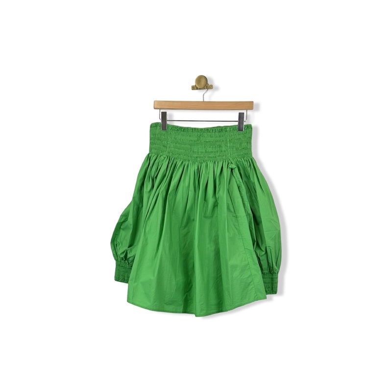 COS Smocked Off-The-Shoulder Top