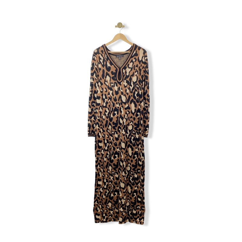 Eloquii Leopard Print Sweater Dress