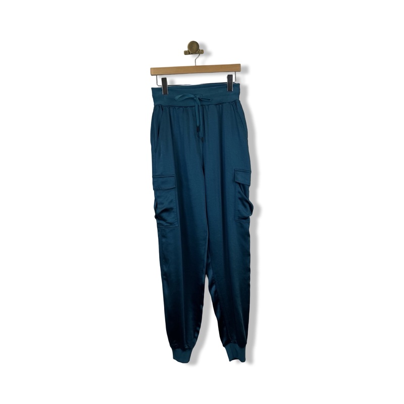 GSTQ Satin Cargo Joggers