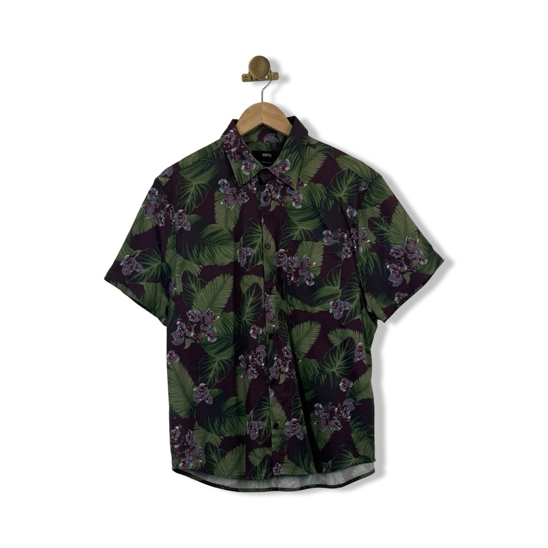 GSTQ Tropical Button Down Shirt
