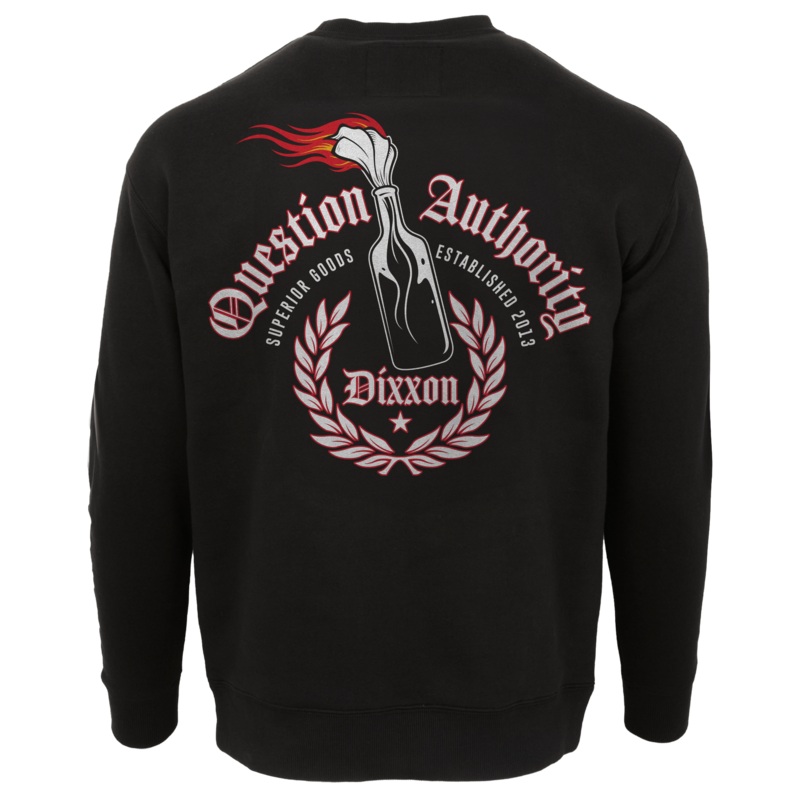 Question Authority Crewneck Sweatshirt – Black