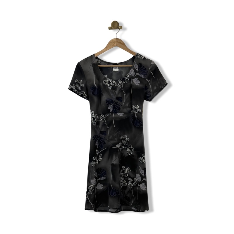 Vintage Knapp Studio Floral Short Sleeve Dress