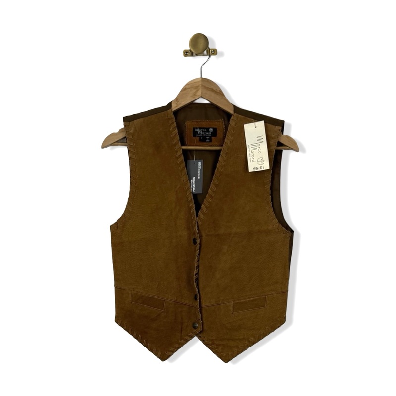 Vintage Marco Morani Leather Vest