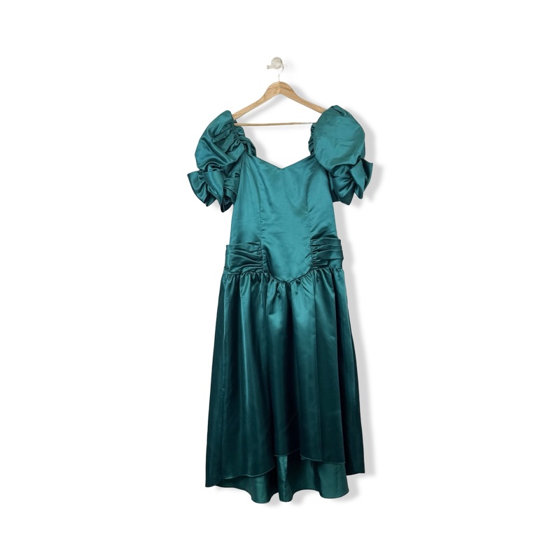 Vintage Puff Sleeve Dress