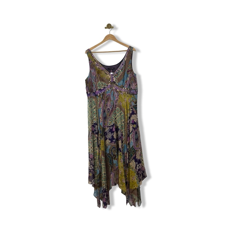 Vintage Signature Sequin Paisley Dress