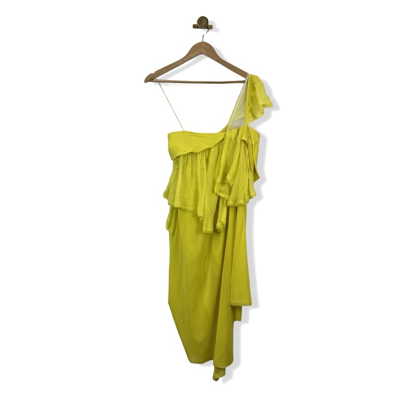 Vintage Zac Posen Silk Asymmetric Top