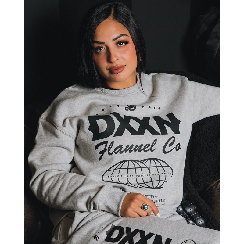 Women’s Tech Crewneck Sweatshirt – Gray