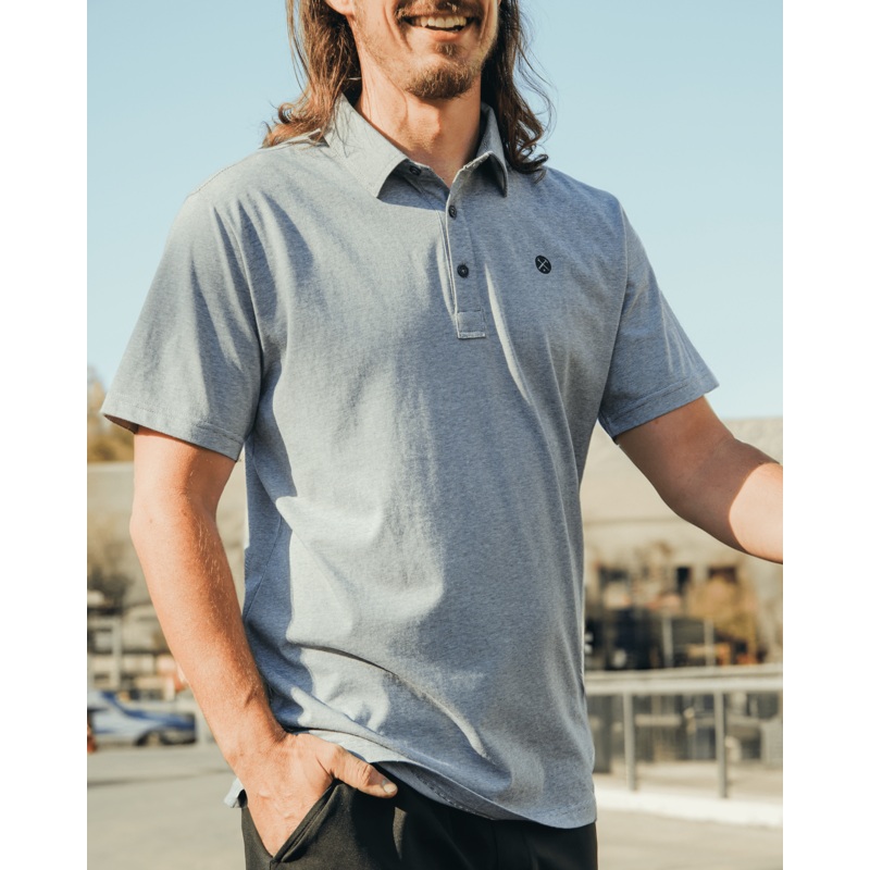 Athletic Premium Polo – Charcoal